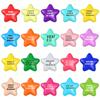 Star Slow Foam Stress Ball with Funny Face - Soft Toy for Adults and Kids, Pressure Release Toy