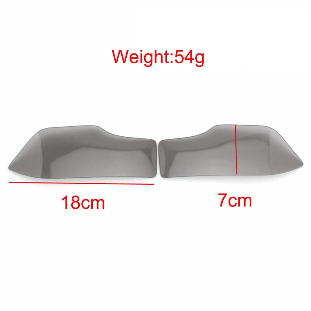 Bruce & Shark Front Headlight Lens Protective Cover Lens Protector Cover Front Headlight Lens