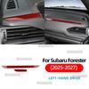 Adesivo Interno Stile Fibra di Carbonio per Subaru Forester 2025 2026 2027 LHD RHD Pannello Interno