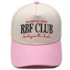 RBF CLUB Truck Driver Hat Embroidery Retro Color Matching Baseball Cap European and American Men's and Women's Casual Hat Tide