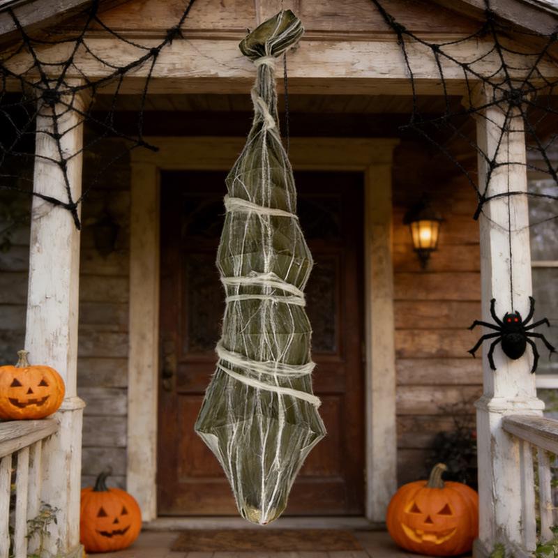 1.8m Upside Down Mummy Halloween Yard Decoration for Haunted Houses and Escape Rooms