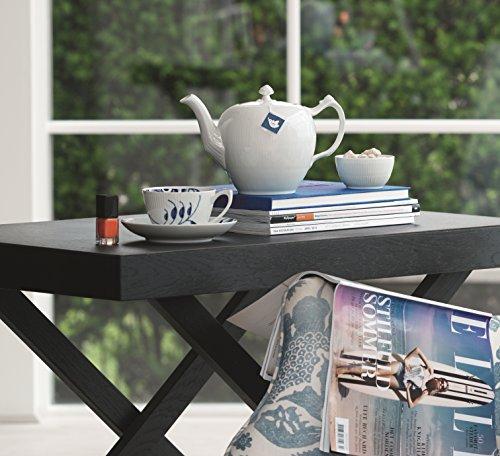 [Officially Imported] Royal Copenhagen Blue Fluted Mega Cup & Saucer, 280ml, White, 1017335, Wedding Gift