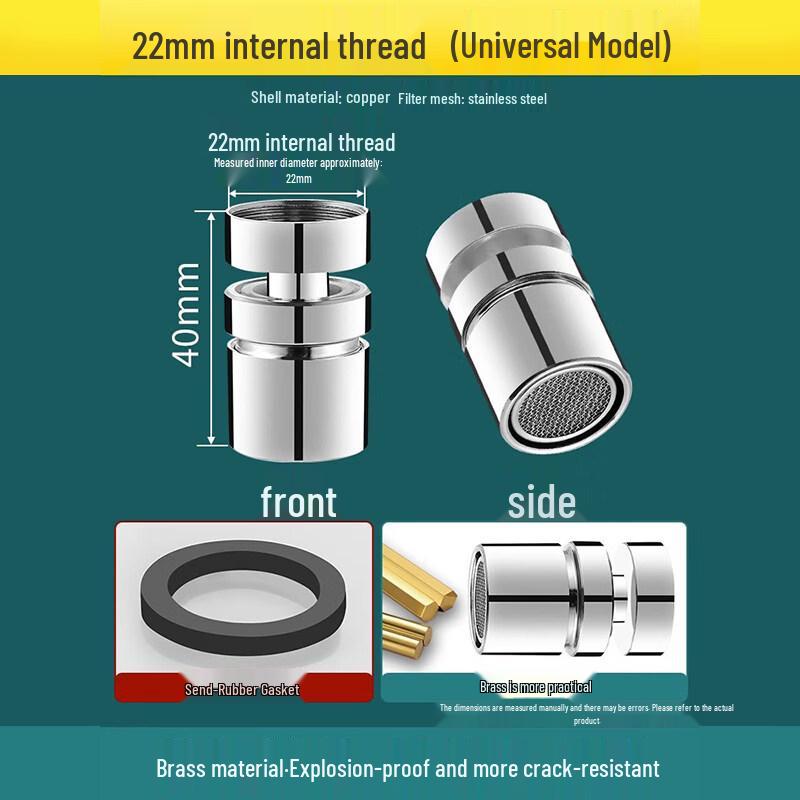 

Rongyu M22 Universal Faucet Aerator (10-Pack)