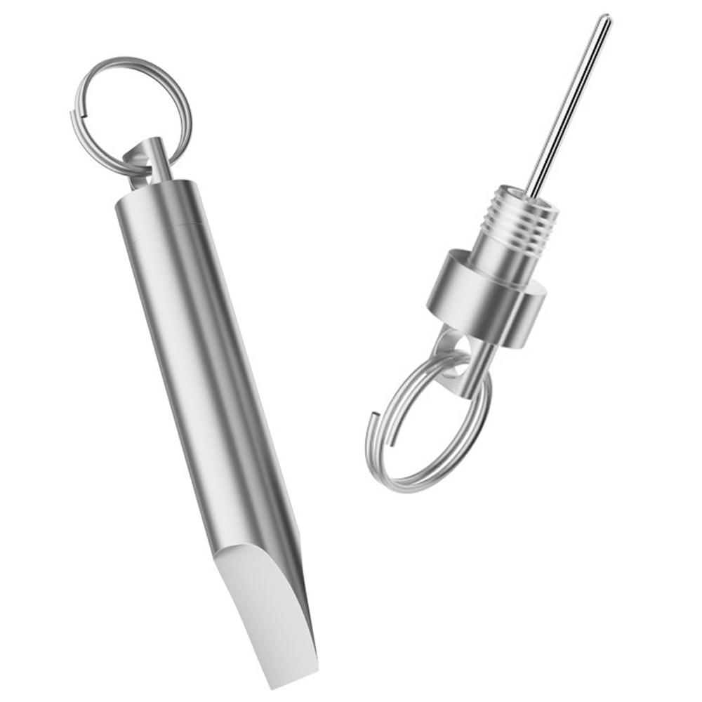 

2 in 1 Package Opener Portable Reset Needle SIM Card Ejector Pin Mobile Phone Headphone серебряный