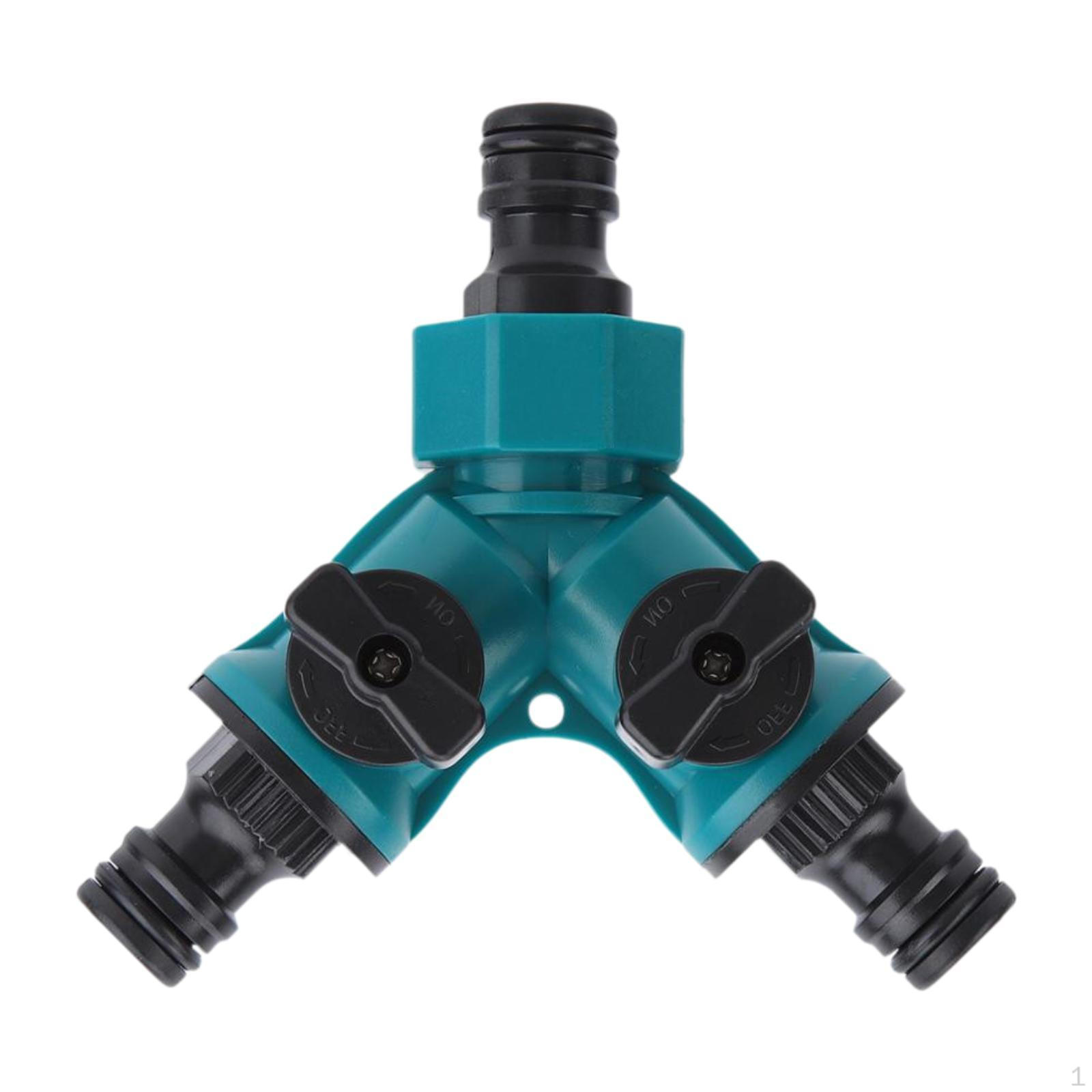 

3 Way Hose Splitter,Garden Y Splitter Connector Easy Installation Leakproof Faucet