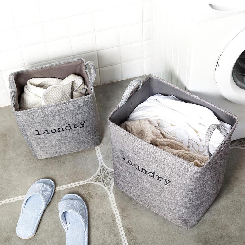 Foldable Laundry & Storage Basket for Clothes and Toys