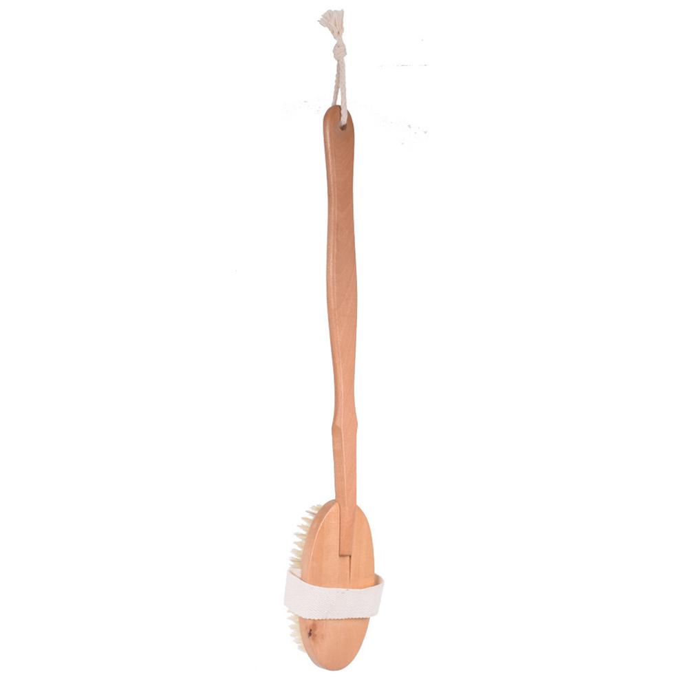 New Long Handle Soft Hair Detachable Bath Brush Adult Back Clean Back Rub 41x6.5cm