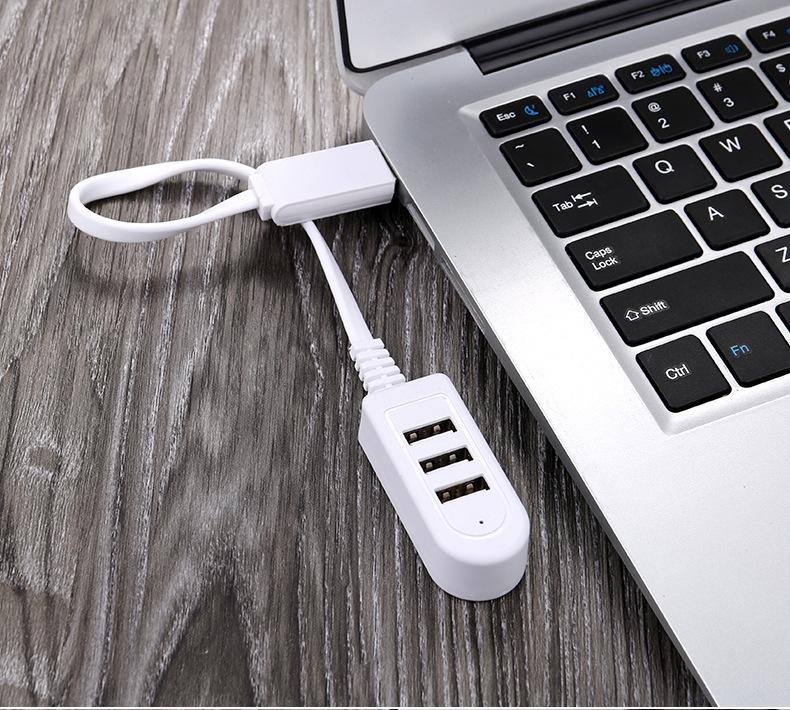 

Usb Splitter One For Three 3A Charger Converter Extension Cable Line Expansion Multi-port Hub Digital Data Cables Accessories