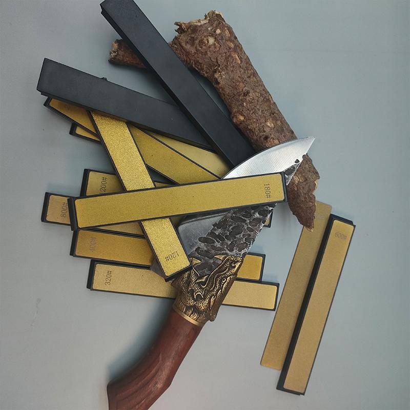 Golden Diamond Whetstone Knife Sharpener Fixed Angle Knife Sharpener Sharpening Stone Diamond Whetstone Oil Stone Honing Stones