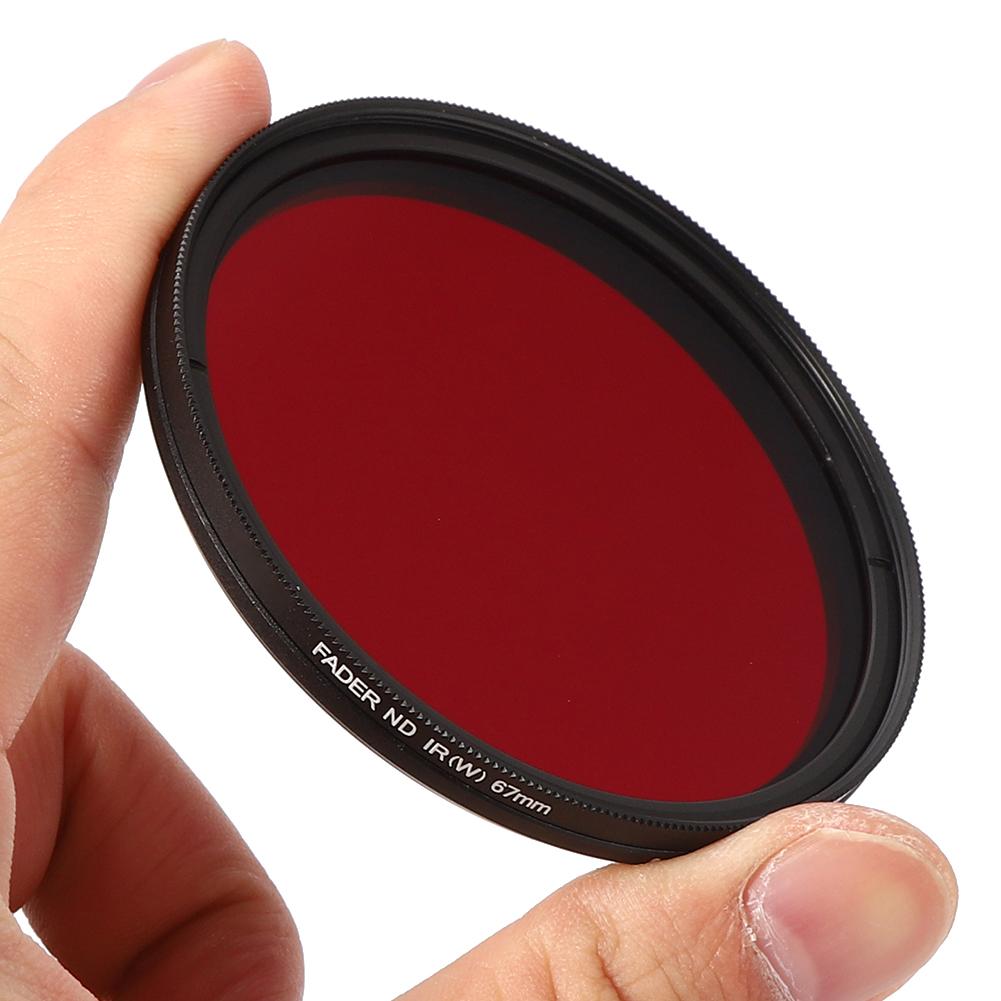 FOTGA Adjustable Infrared Filter Integrated Practical for IR Photography Creation67mm