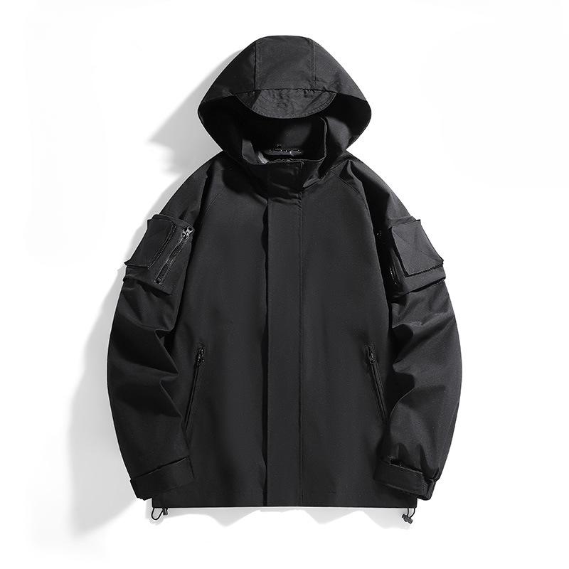 

Suspense Jacket Work Clothes Waterproof and Detachable Three-proof Autumn and Winter New Jacket 4XL