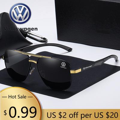 For VOLKSWAGEN VW Car High End Leisure Polarized Sunglasses Fashion Goggles Volkswagen R Passat Touran Polo Magotan GTI Golf Tig