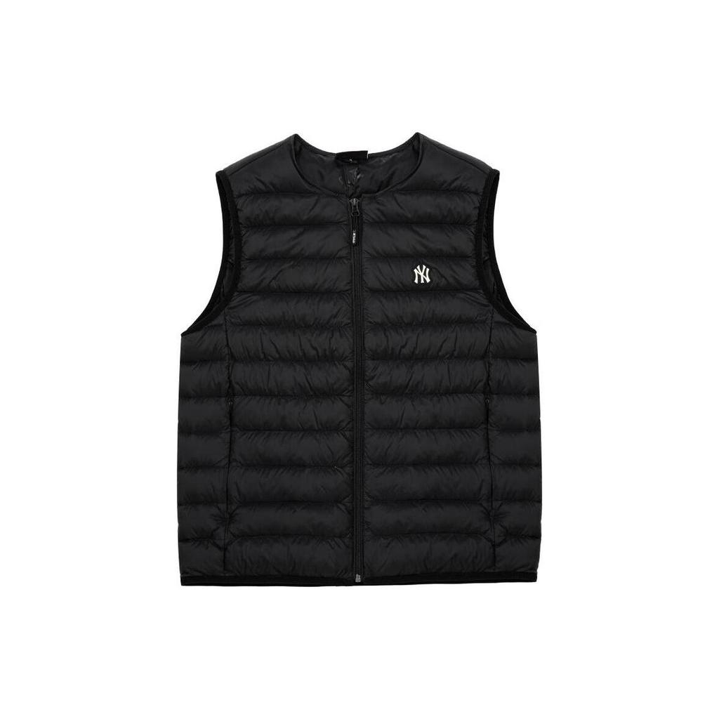 MLB New York Yankees Down Vests Unisex Black Crew Neck Moderate Other 3ADVB0426-50BKS