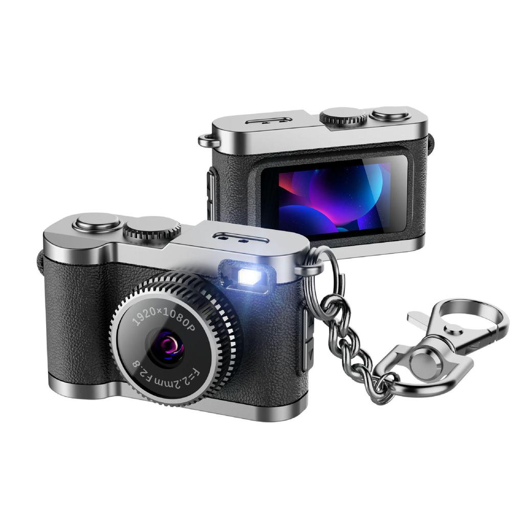 Retro Mini HD Digital Camera Keychain: Portable Cross-Border Photography/Video Recording Device