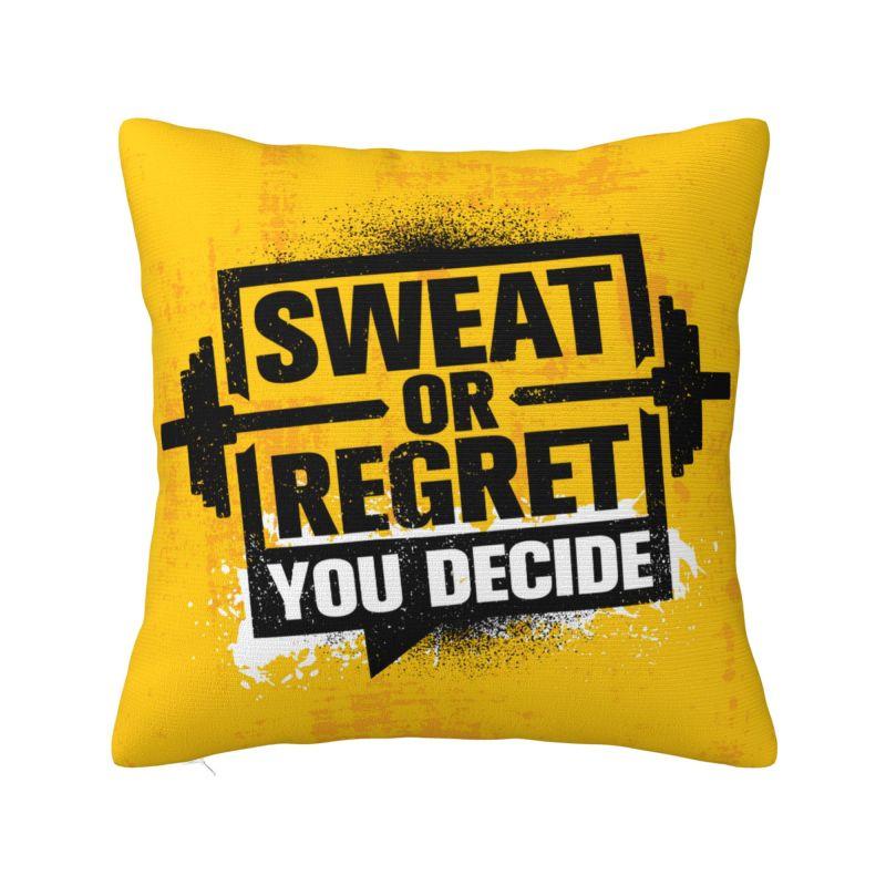 Get Up And Go Harder Than You Did Yesterday Cushion Cover cm Soft Bodybuilding Gym Throw Pillow Case Sofa Pillowslip