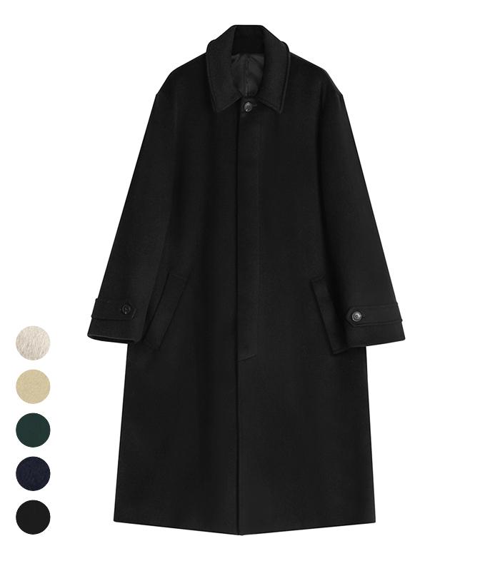 Avandress 125Cm Super Long Unisex Balmacaan Modern Coat Black