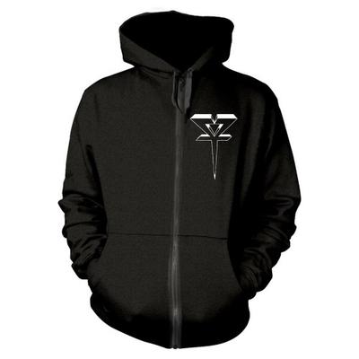 Trouble Unisex Volwassen S/T Hoodie met Volledige Rits