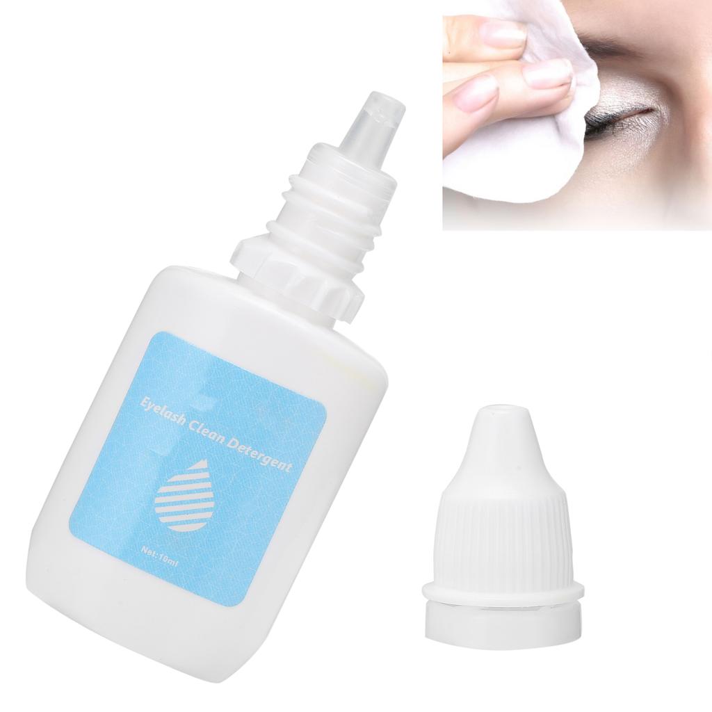 Professional Eyelash Extension Cleanser Dust Makeup Residue Removal Eyelash Shampoo 10ml