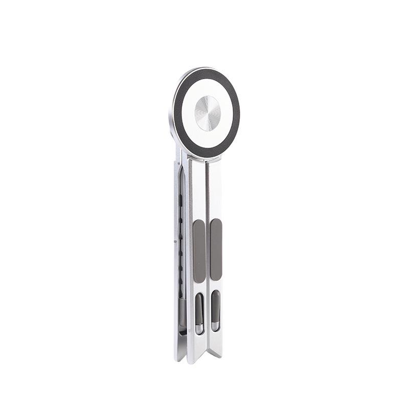 Verstellbarer tragbarer magnetischer Laptop- und Tablet-Ständer (Aluminiumlegierung)