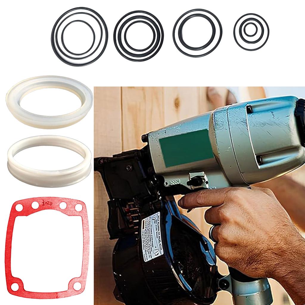 Kit di ricostruzione completo per chiodatrice di finitura 3250-F16 403700 402725 402707 405243 Include O-ring, guarnizione del cilindro, manicotto della flangia