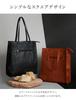 Leather Laboratory Genuine Leather Tote Bag, Cowhide Leather, A4 Size, Large Capacity, Vertical Design, Perfect for Commuting, Casual, Business,