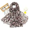 Hijab Fashion con Stampa Leopardo per Donna Sciarpa Lunga Stampata in Filato di Bali Turbanti Musulmani per Donna Sciarpa Hijab Femme Musulman