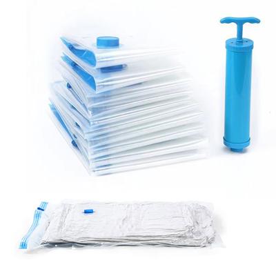 Kompressionsbeutel, langlebig, transparent, Vakuum-Aufbewahrungsbeutel, platzsparender Kleiderschrank-Organizer, Tasche für Kleidung, Kissen, Decke