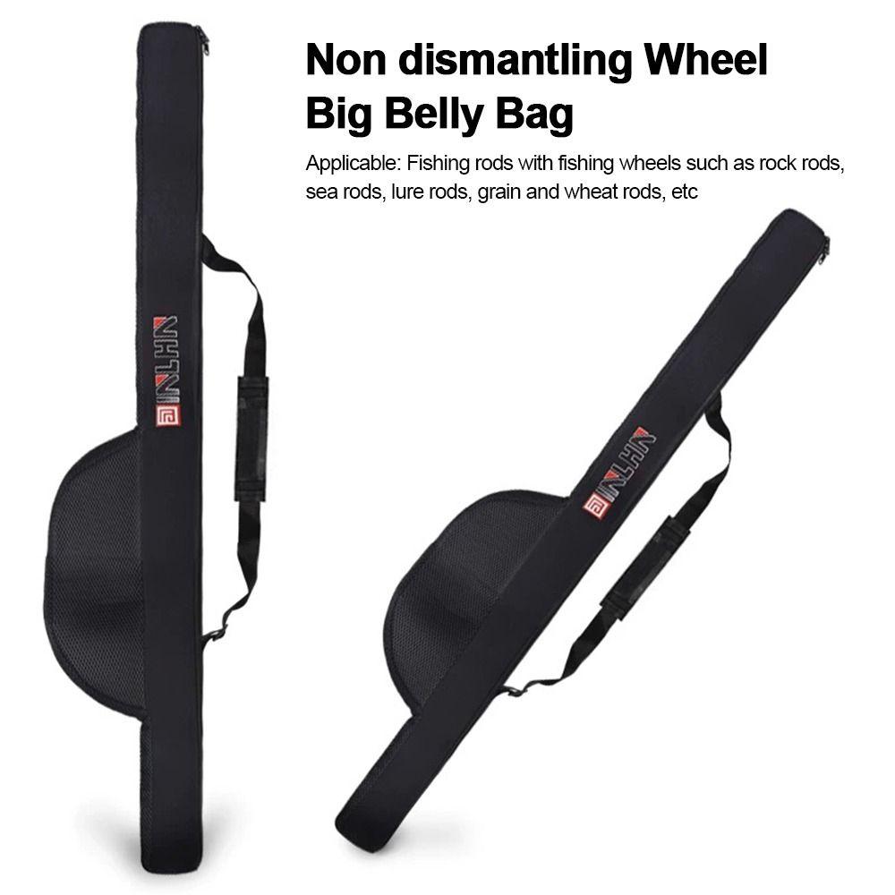 New Portable Fishing Rod Bag With Shoulder Strap Folding Fishing Rod Case  Fishing Pole Reel Bag Fishing Organizer