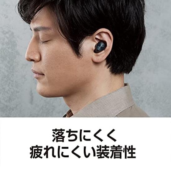 Technics EAH-AZ60-K In-Ear Noise-Canceling True Wireless Earphones with Bluetooth, Multi-Point Support, LDAC, and Hi-Res Audio Playback, Black