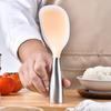 Stainless Steel Handle Silicone Rice Spoon Non-stick Rice Paddle Kitchen Tableware Rice Scoop  Home
