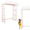 Household Playground Bridge - White-Wood