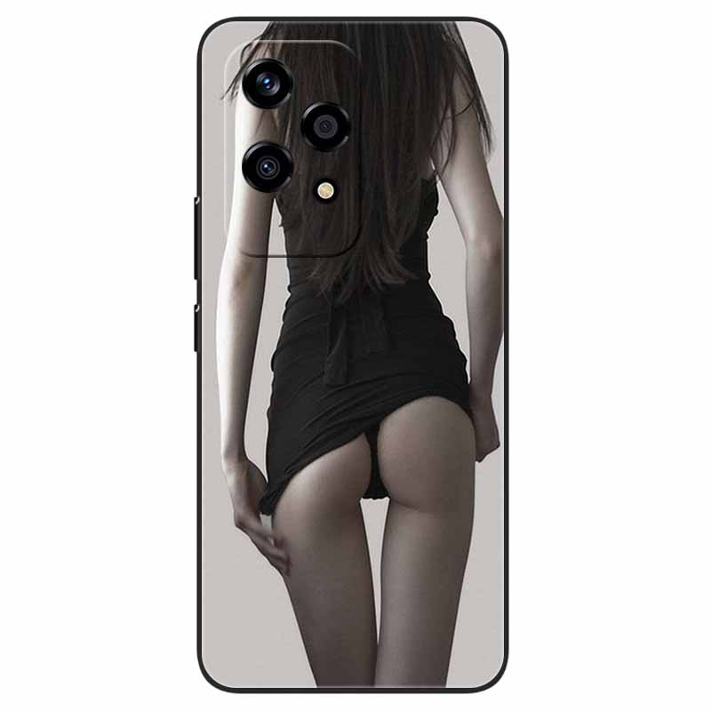 For Honor 200 Lite Case Animlas Painted Cool Silicon Black Soft Bumper for Honor 200Lite Phone Cases Wolf Cartoon TPU Shells Bag