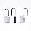 Combination Padlock Outdoor 4 Digit Long Shackle Waterproof Password Padlock Pad Lock For School Locker Gym Locker Fence Gate