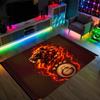 Galatasaray FC Design Crystal Velvet Carpet Cozy Non?Slip Printed Rug For Bedroom Living Room Entrance