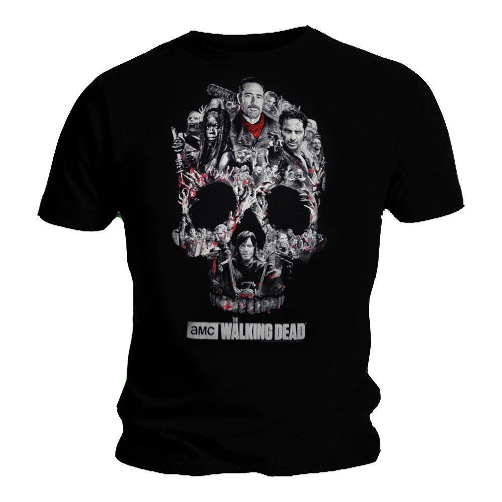 Short Sleeve Tshirt Fashion Zombies The Walking Dead Negan Tee Tshirt For Unisexs Size S to 3XL S