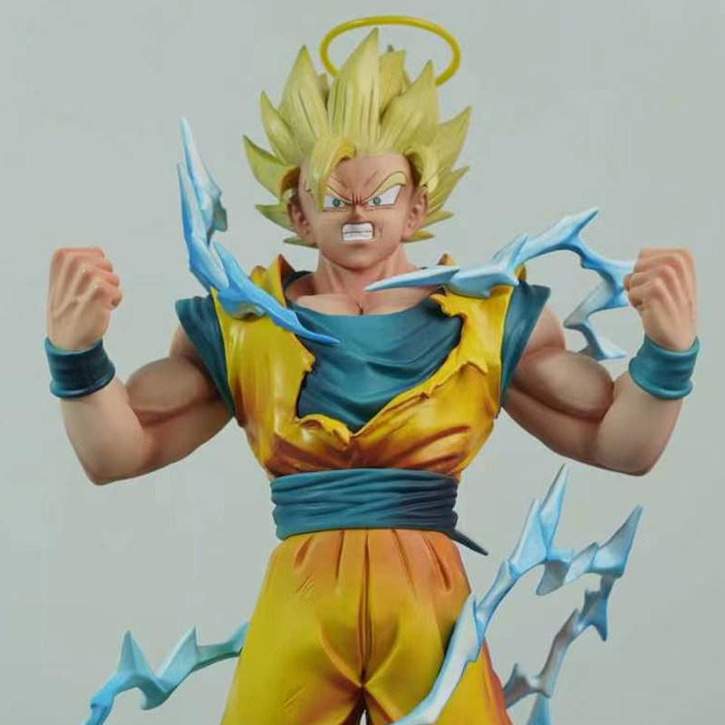 30cm/11.81inch Anime Dragon Ball Ssj2 Son Goku Figures Super Saiyan Goku Action Figure Collection Model Toy Gifts
