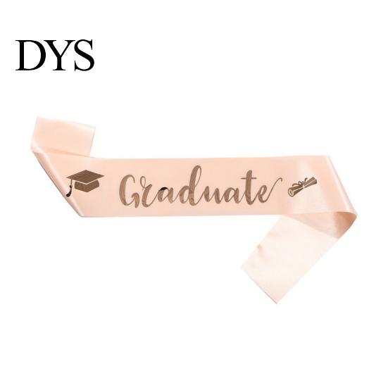 Graduation Ceremony Sash Class of 2026 Grad Honor I Adjustable Graduated Satin for Congrats Graduates Party Supplies Customizable Length