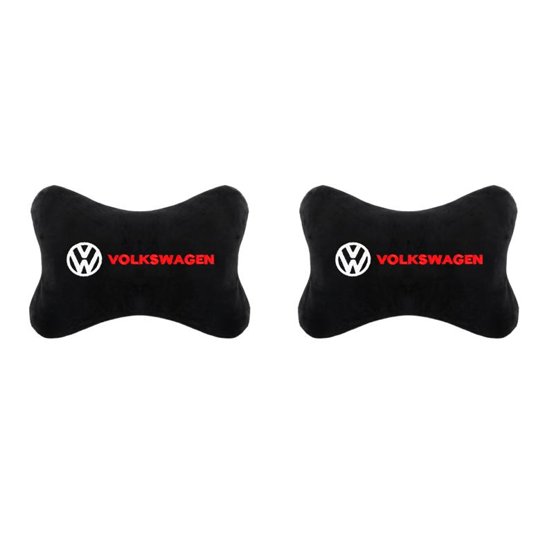 2026 Heiß Für VW VOLKSWAGEN Set Autositz Nackenkissen&Sicherheitsgurtabdeckung Komfort Ruhen Reisekissen Für Volkswagen VW GOLF Polo Tig