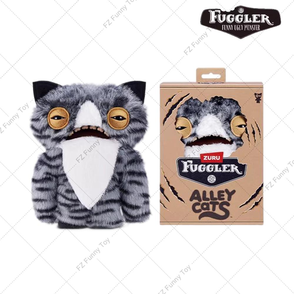 Fuggler Originele Pluche Pop Ouwe Lullen Katten Fuggster Lelijk Tand Monster Rock En Hip Hop Ster Knuffel Verjaardagscadeau 1pc with box
