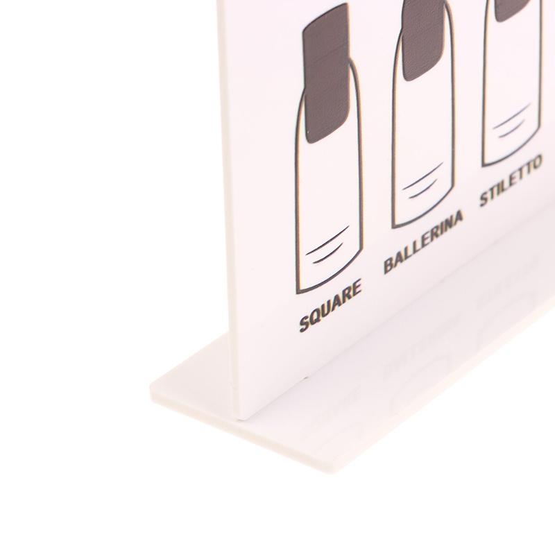 Nageltip-Displayboard DIY Acryl Nail Art Displayständer Maniküre-Display Nageltip-Präsentationshalter für Nagelstudio Nail Art Werkzeug