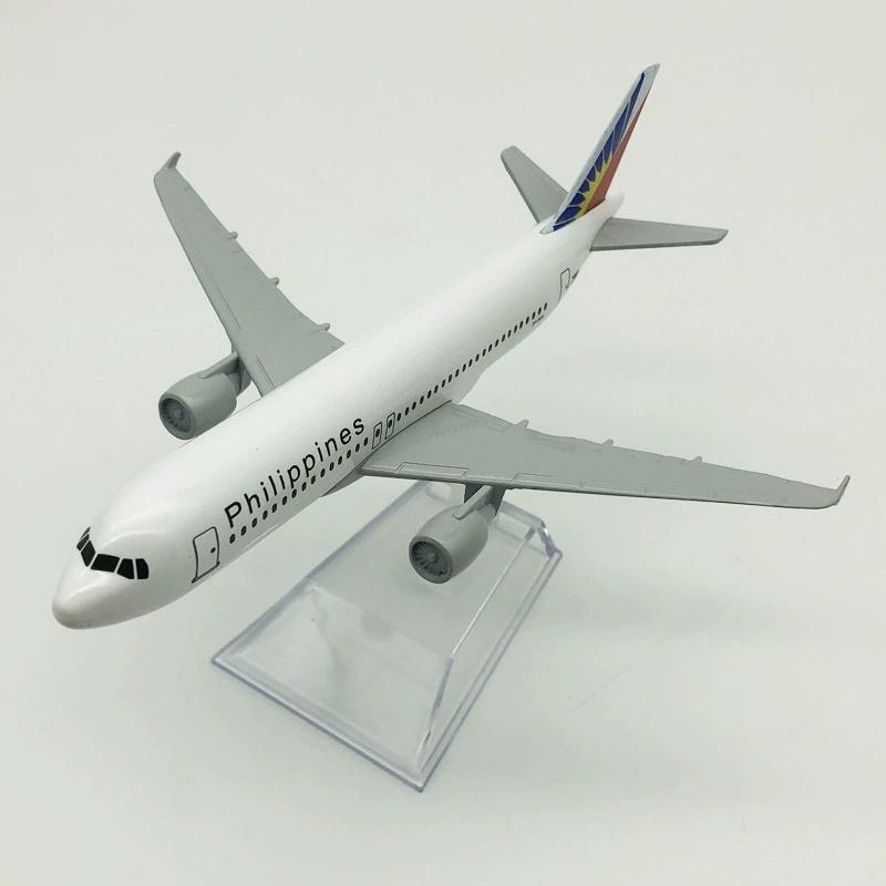 16cm Flugzeug Maßstab Westliche Philippinen Airbus A320 Flugzeugmodell Simulation Legierung Fertig Souvenir Sammlung Spielzeug