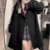 Women's Petite Khaki Trench Coat - British & Korean Style for Autumn/Spring 2025