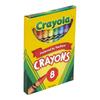 Kredki świecowe dla dzieci do szkoły nietoksyczne Crayons Crayola 8 kolorów