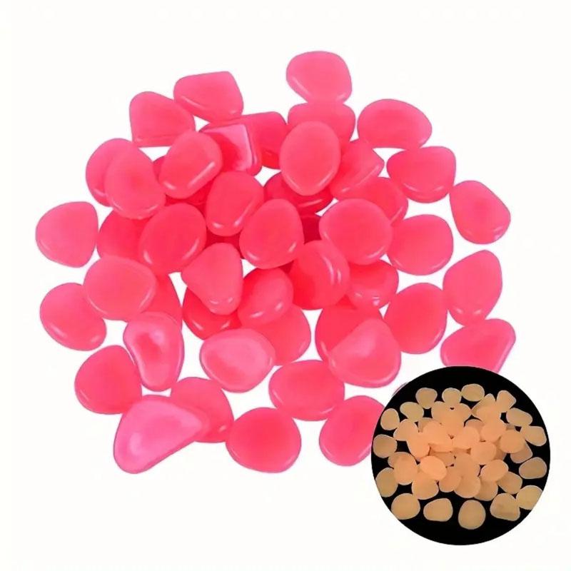 

1000 Pcs Fish tank decoration Nightlight stones aquarium fluorescent stones micro landscape decoration colorful luminous stones