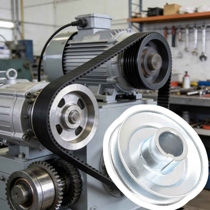 High Grade Spindle Drive Pulley Constructed Of Stainless Steel For Outdoor Power Equipment Care And Fixing