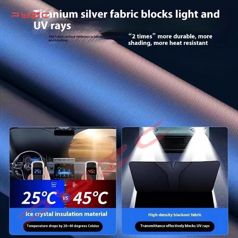 Windshield Sun Shade For Honda CR-V 2017-    CRV Sunshade Window Sun Visor Protector Foldable Blocks UV Rays