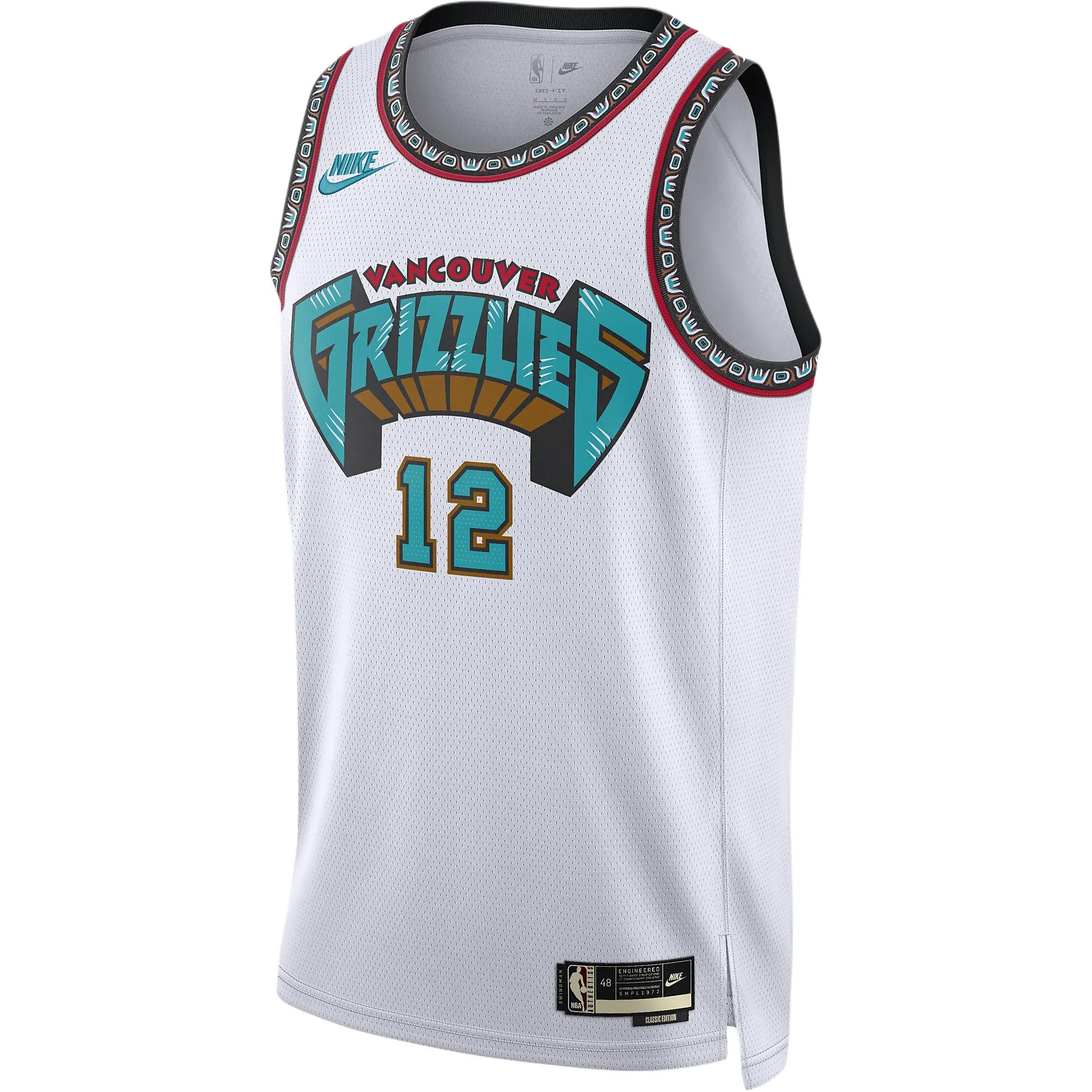 

Nike Memphis Grizzlies Dri-Fit NBA Ja Morant Hardwood Classics Series Pullover Crew Neck Breathable Mesh Basketball Jersey Men Jersey White FQ4690-101 2XL