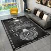 Viking Norse Mythology God Loki Rune Area Rug,Carpet Rug for Living Room Bedroom Sofa Doormat Kitchen Decor,Non-slip Floor Mat