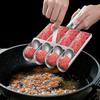 Juego de albóndigas antiadherentes de fácil liberación - Cuchara manual para preparar albóndigas de pescado sin esfuerzo - Herramienta de cocina ideal para cocinar en casa