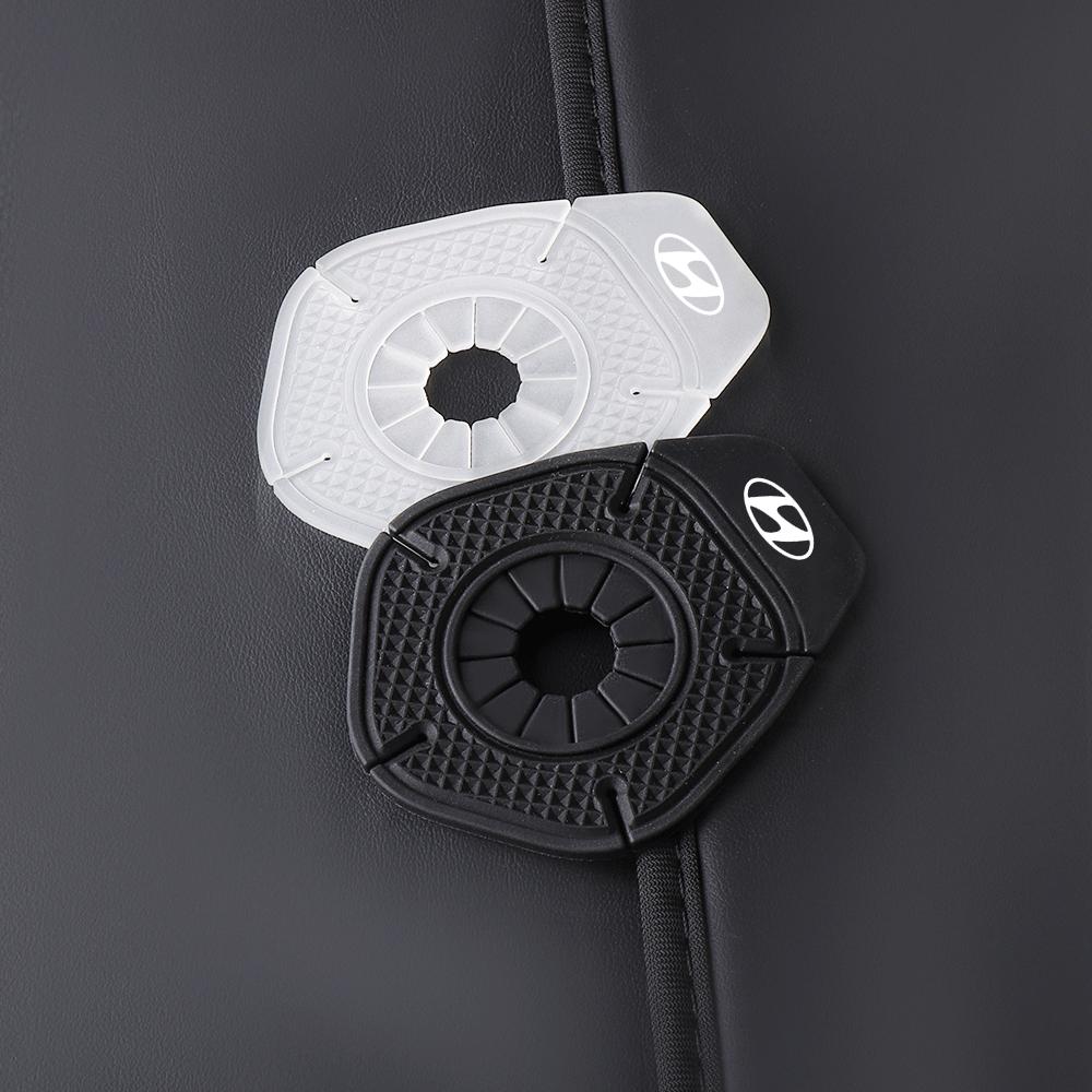 2Pcs Car Wiper Hole Dustproof Cover Silicone Windscreen Wiper Pads For Hyundai Tucson KONA i10 Creta i30 i40 Veloster i20 Accent PP38